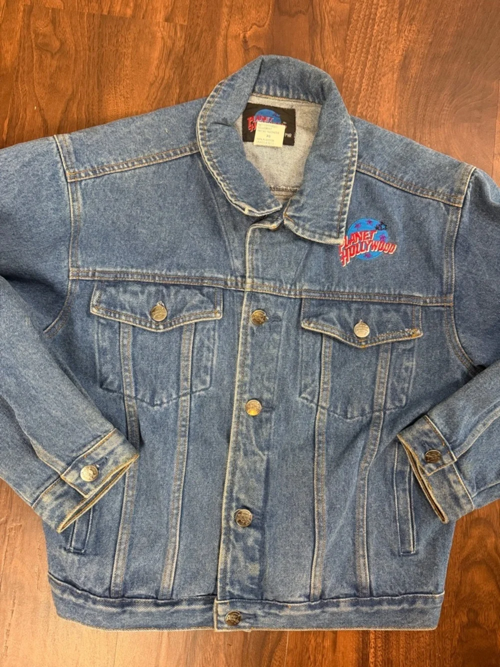 Planet Hollywood Orlando Vintage Blue Denim Jacket